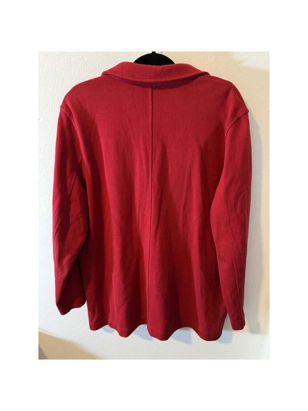 Lauren Ralph Lauren Royal Crest Sweater Cardigan PETITE Large PL Vintage - Picture 7 of 11